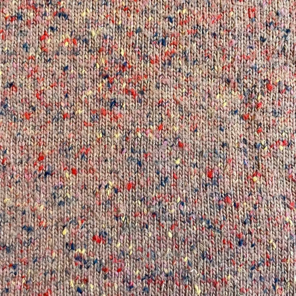 Lou & Grey multicolor speckled side slit sweater. Size M.